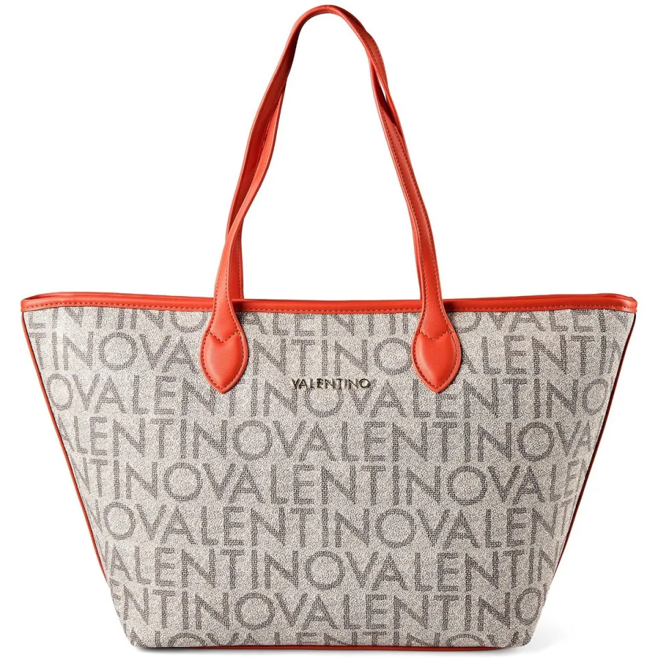 Valentino Logo shopper beige oranje, foto 2