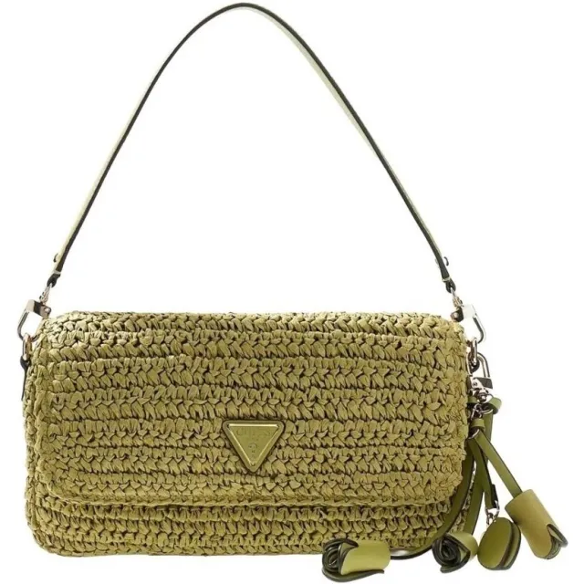 Guess Ofelia Flap schoudertas olijfgroen