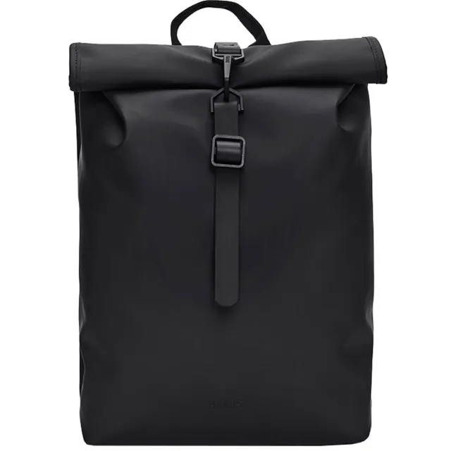 Rains Rolltop Mini W3 rugzak zwart