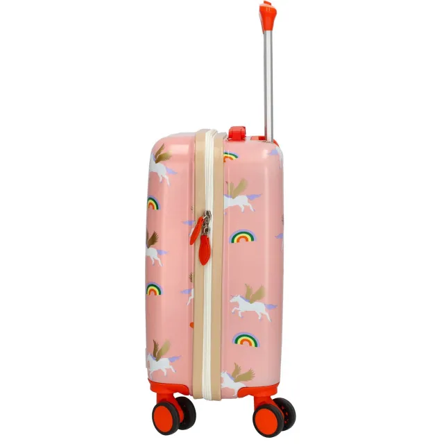 Zebra Trends Avonturier Kinder Koffer - Vakantie - ABS - 4 wielen - Handbagage Trolley - Eenhoorn - Roze, foto 2