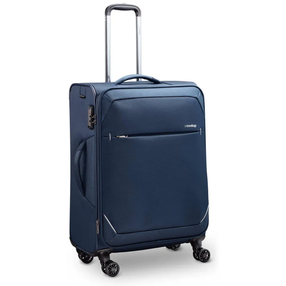 Travelbags The Base Soft Trolley donkerblauw, foto 3
