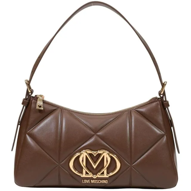 Love Moschino gewatteerde schoudertas bruin