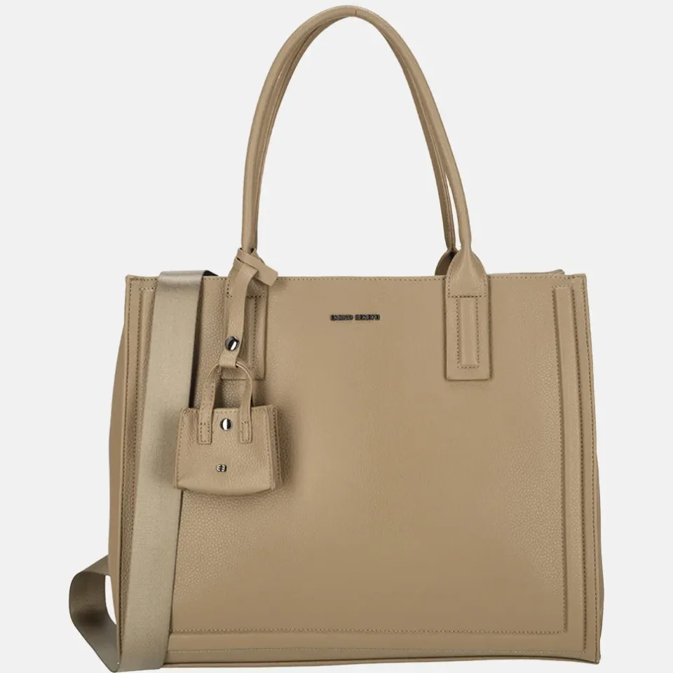 Enrico Benetti Jessy Shopper - Laptoptas 17 inch - Taupe, foto 2
