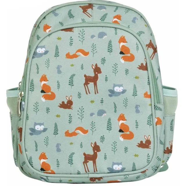 A Little Lovely Company rugzak Noa Forest Friends mintgroen