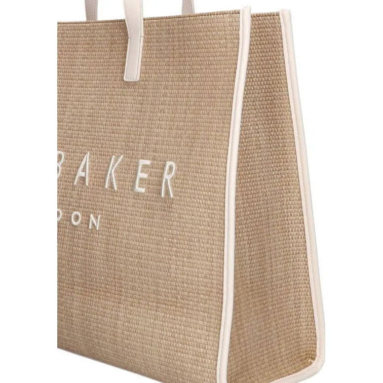 Ted Baker Pallmer Large Icon Bag shopper beige, foto 4