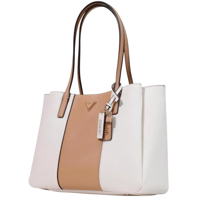 Guess Tas Guess BRAMINA SMALL SATCHE HWZG96 72260 Cream White / Beige