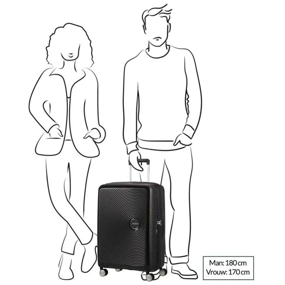 American Tourister Soundbox Spinner 67 koffer lila, foto 5