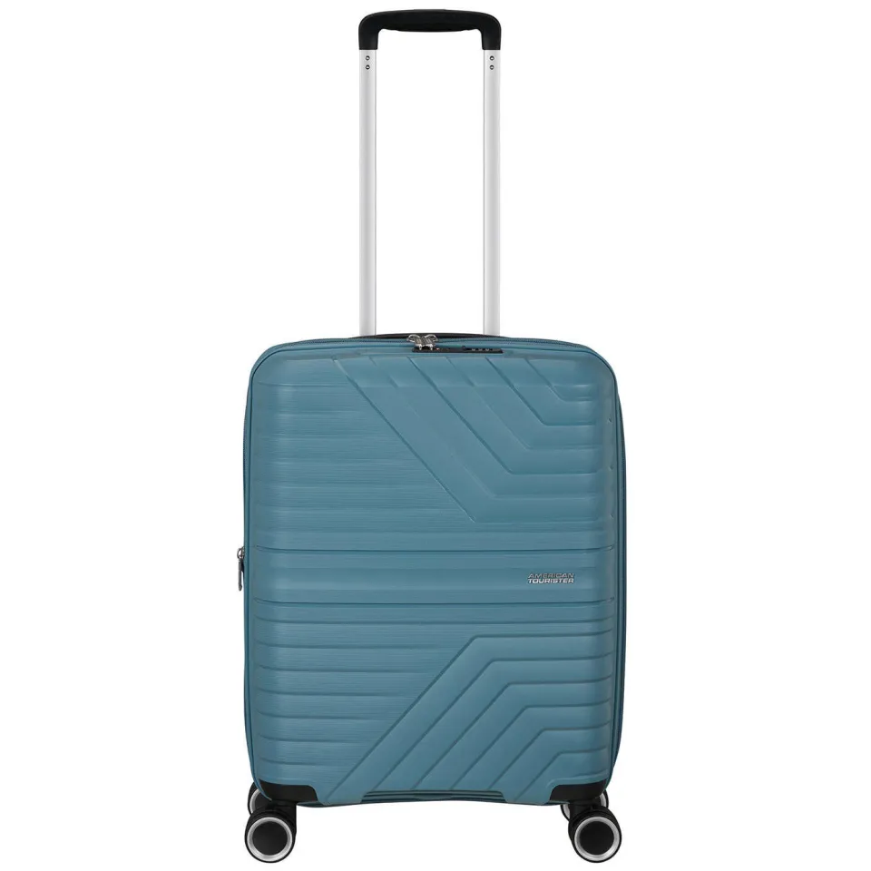 American Tourister Flytwist spinner koffer blauw, foto 3