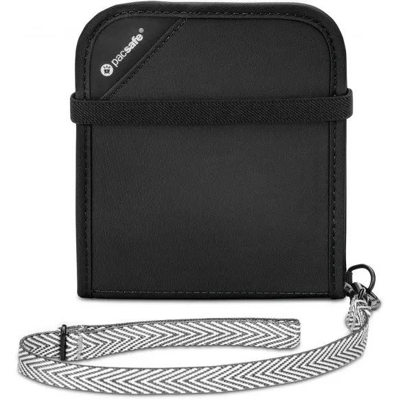 Pacsafe RFIDsafe V100 - Portemonnee maat One Size, zwart