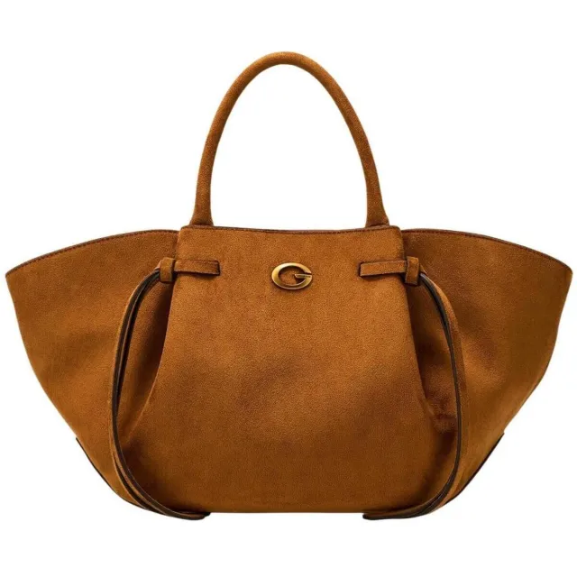 Guess Allegra Satchel handtas cognac Bruin