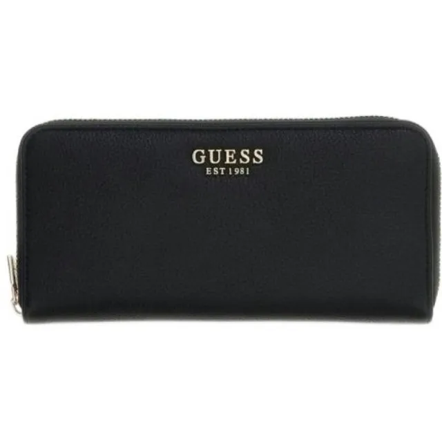 Guess Melody SLG large zip portemonnee zwart