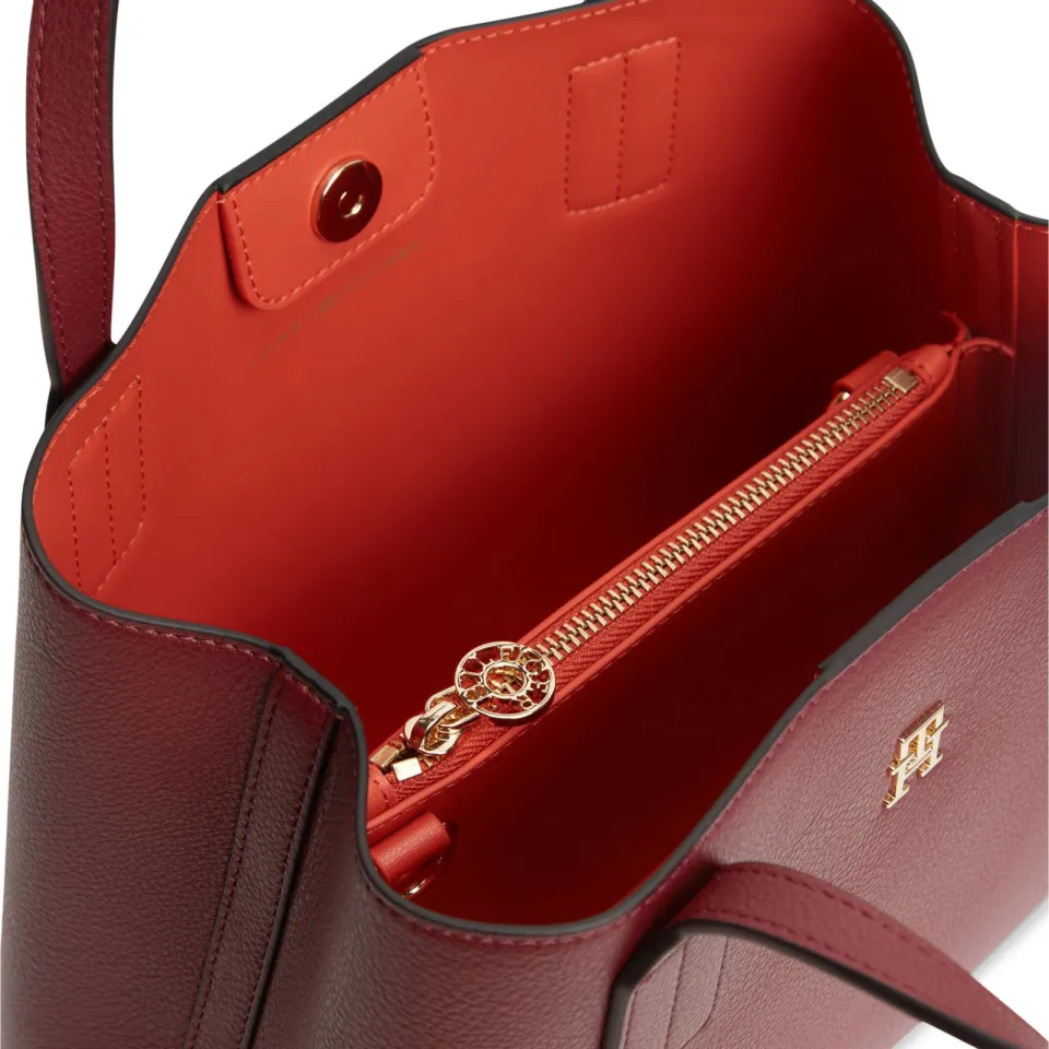 Tommy Hilfiger TH Icon mini handtas rood, foto 7