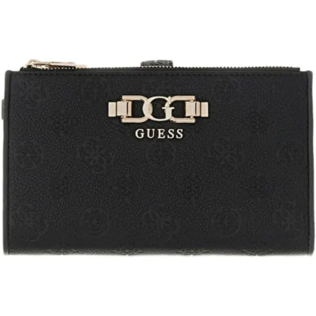Guess Portemonnee Guess Anise Slg Dbl Zip Organizer Zwart
