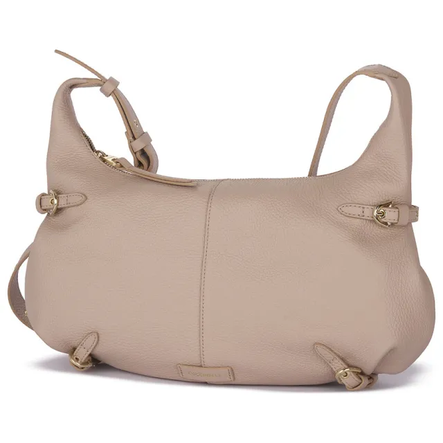 Coccinelle Abigail schoudertas beige, foto 2