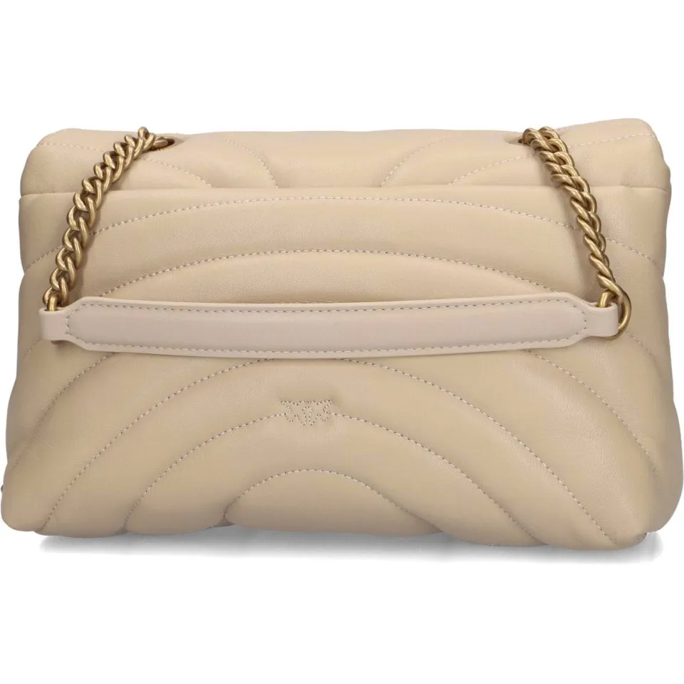 Pinko Schoudertassen Love Puff Classic Ecru - One size, foto 3