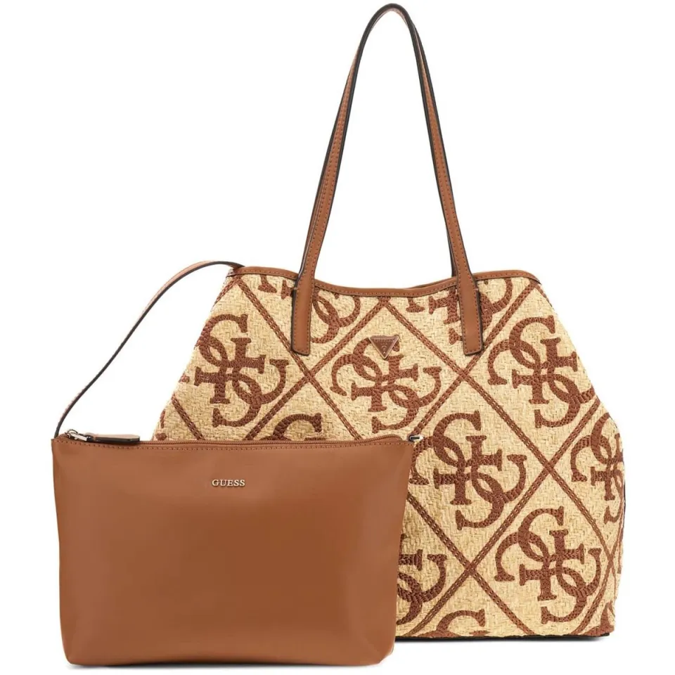 Guess Kirsten Large 2-in-1 shopper beige Natural / Caramel
