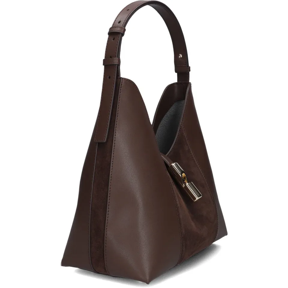 Furla Goccia hobo schoudertas bruin, foto 3