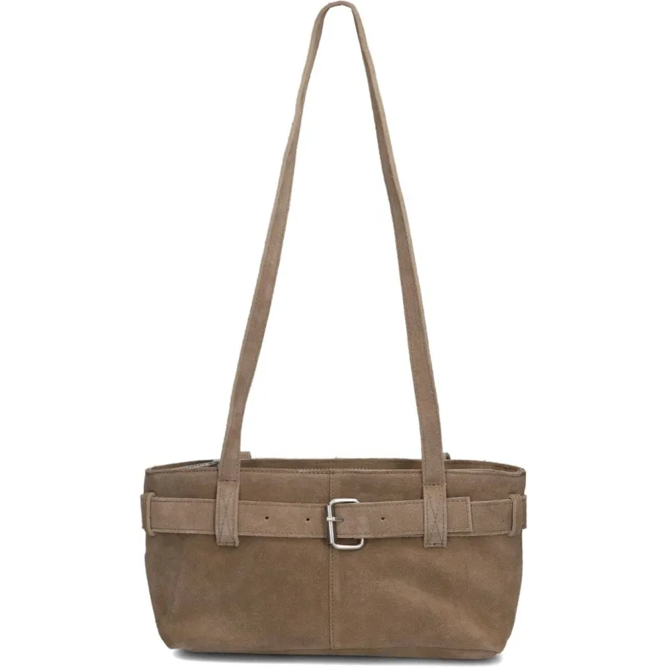 Shabbies Amsterdam OLLA Shoulderbag oiled suede Taupe