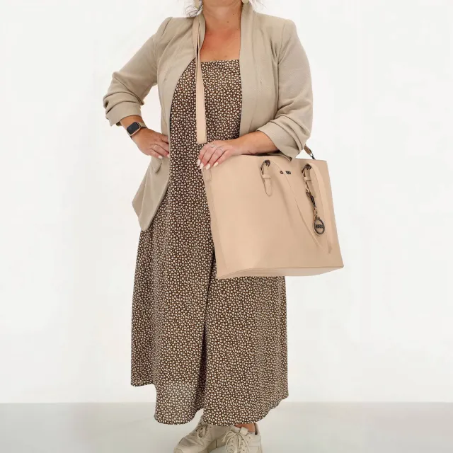 Charm London Birmingham shopper beige, foto 2