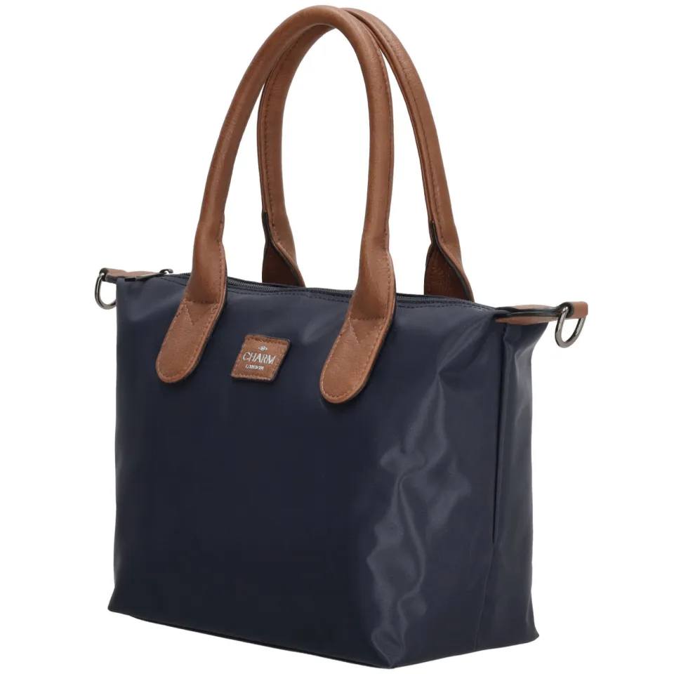 Charm London Buckingham mini shopper donkerblauw, foto 5