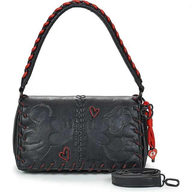 Desigual Schoudertas Desigual BAG ALL MICKEY NARON MEDIUM FLAP Zwart