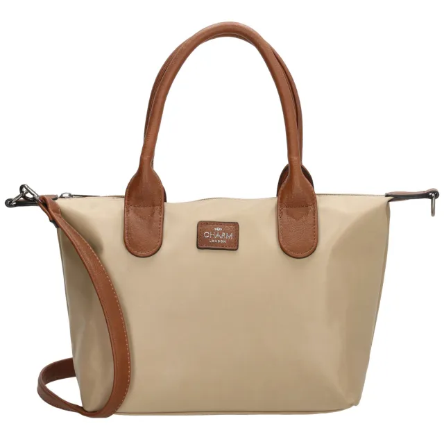 Charm London Buckingham mini shopper beige