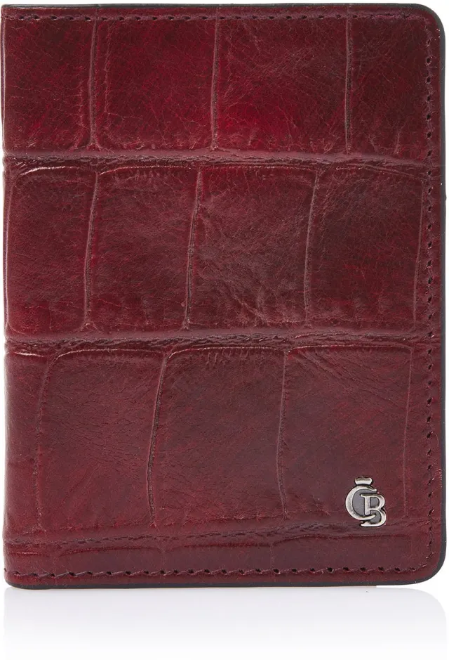 Castelijn & Beerens Croco Creditcard etui 6 pasjes RFID | rood