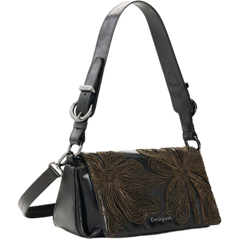 Desigual schoudertas bruin, foto 5