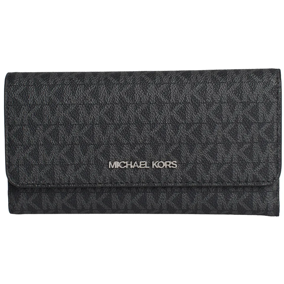 MICHAEL Michael Kors Jet Set portemonnee zwart, foto 2