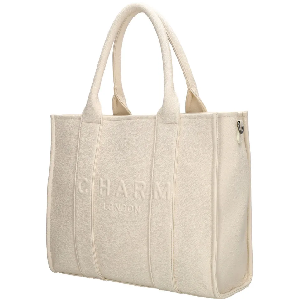Charm London Bond shopper ecru, foto 4