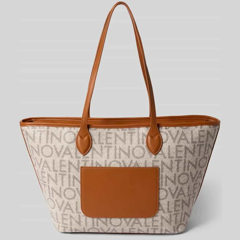 Valentino Logo shopper beige, foto 3