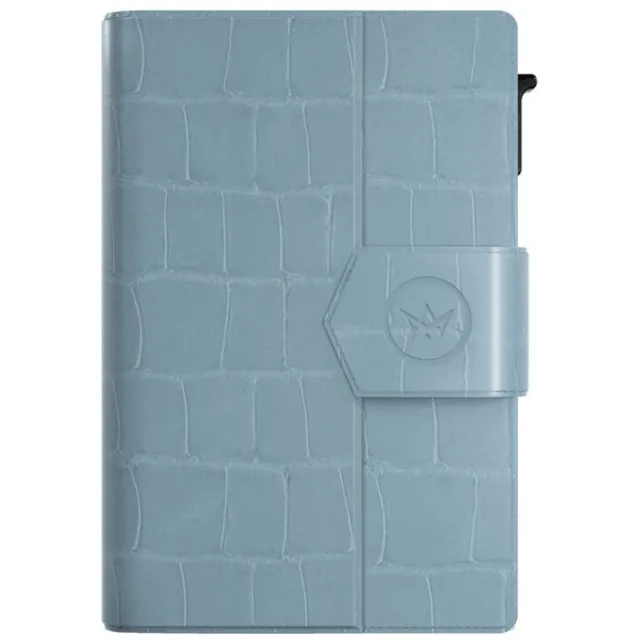 Portemonnee Prowallet Pasjeshouder Plus Croco Lichtblauw blauw