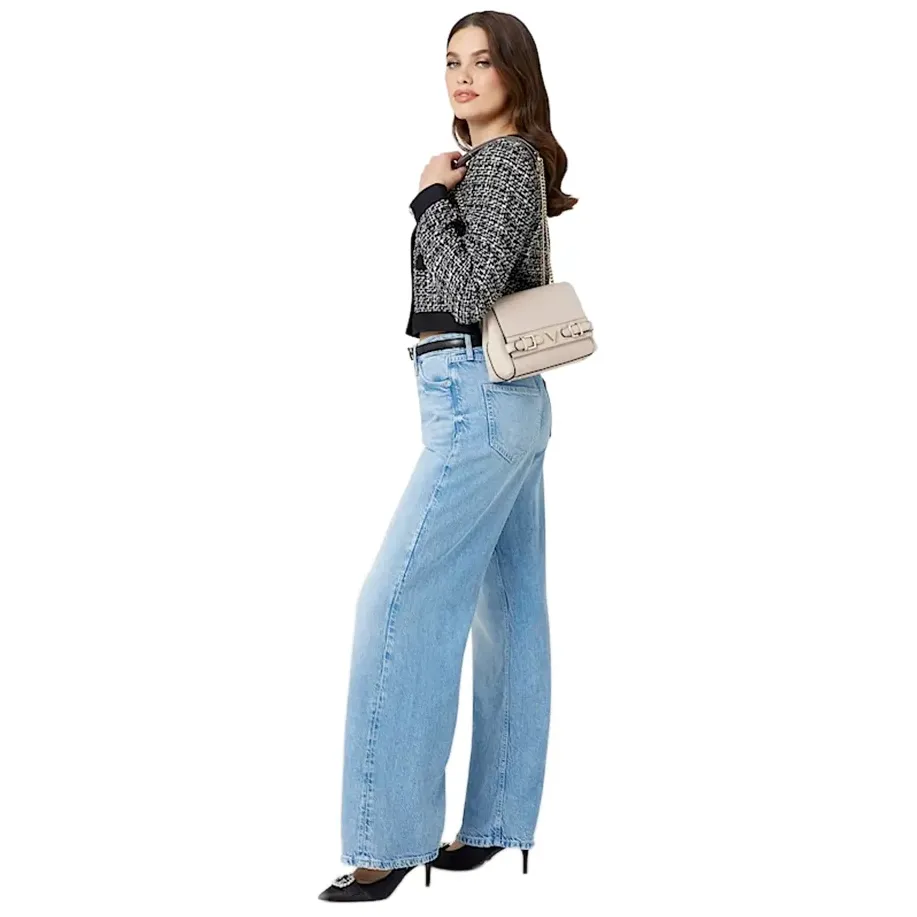 Guess Eco Ali schoudertas voor dames almond, foto 2