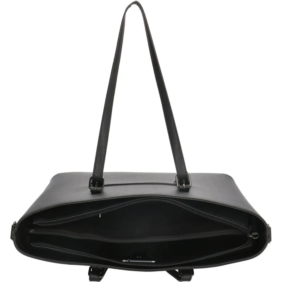 Charm London Birmingham shopper 15,6 inch laptopvak zwart, foto 4