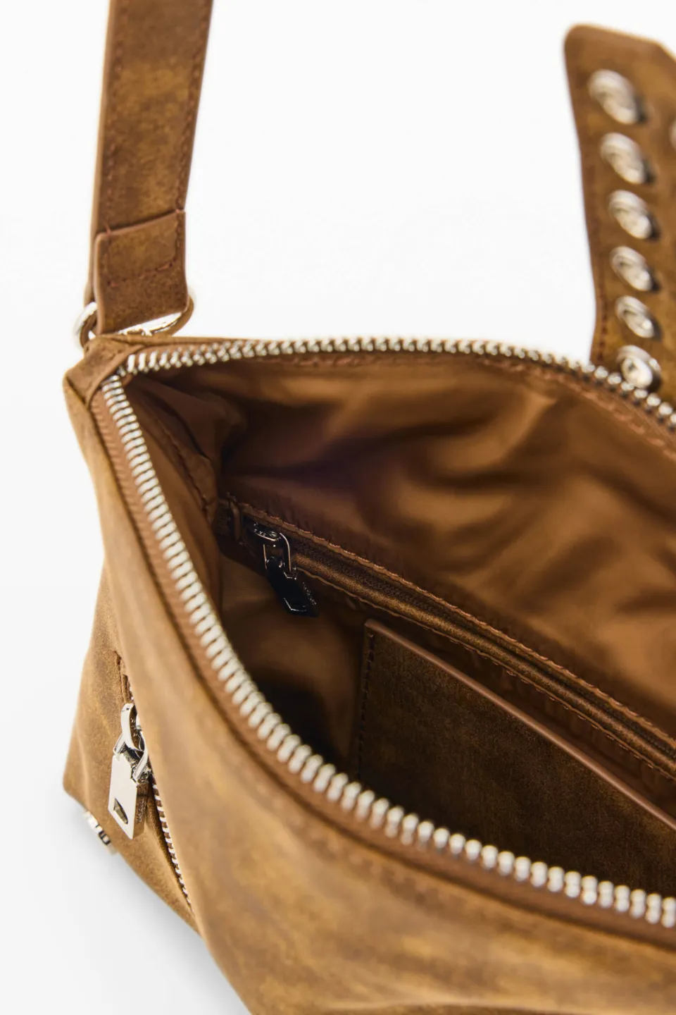 Desigual Valentine schoudertas camel, foto 4