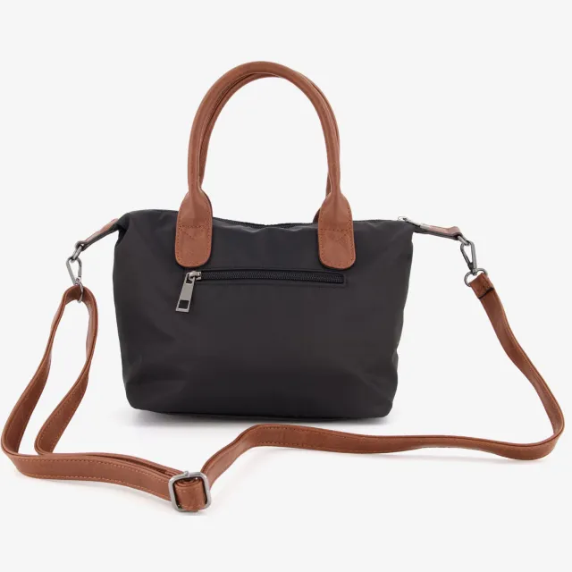 Renato Lucci dames shopper zwart bruin