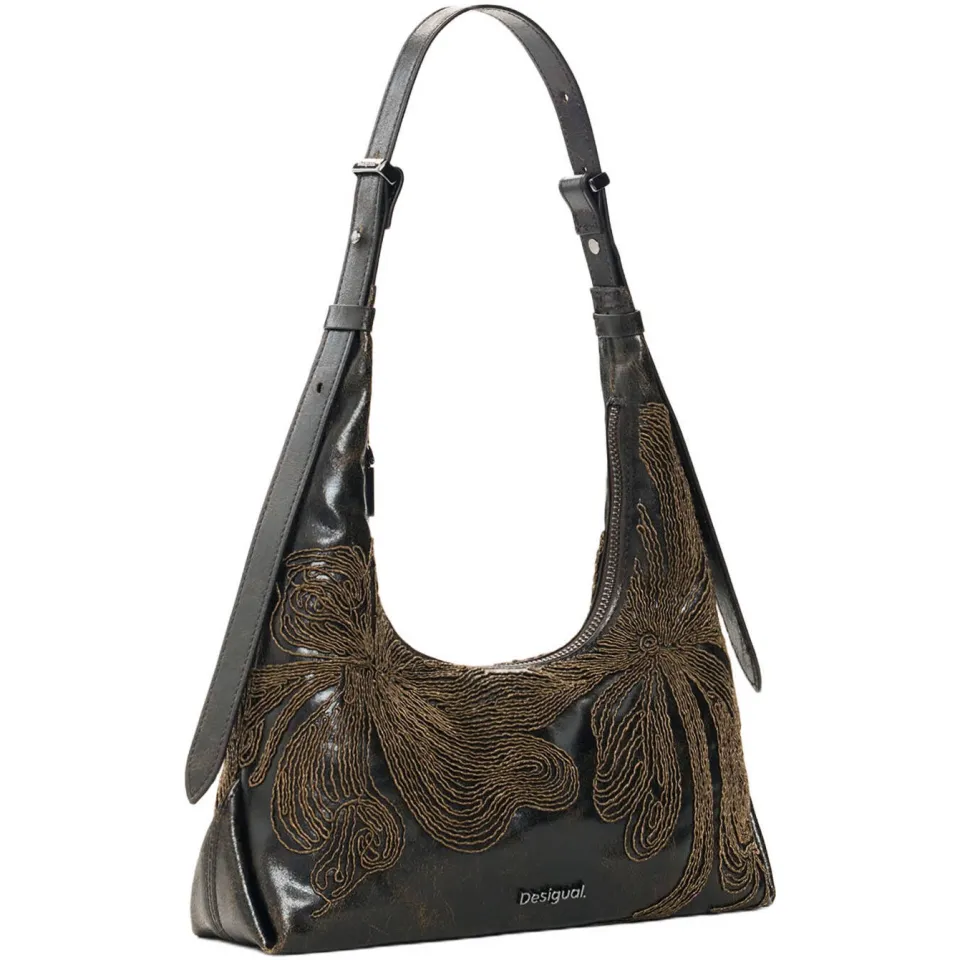 Desigual Mistral Busan schoudertas donkerbruin bruin, foto 2