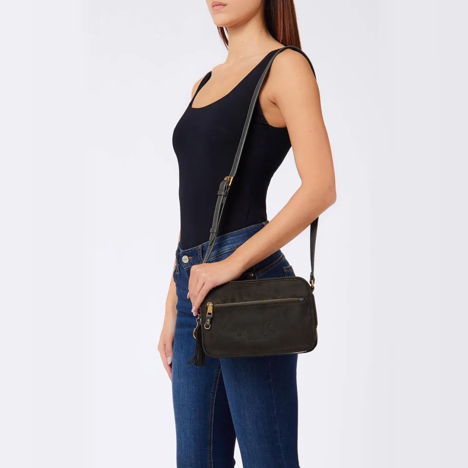 Liu Jo crossbody tas Ageni donkergroen groen, foto 4