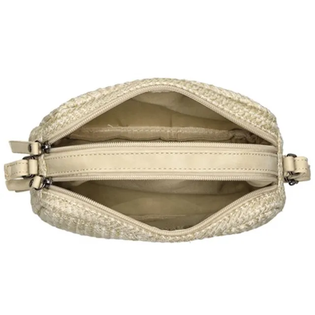Enrico Benetti Rieten Schoudertasje Summer Natuur beige, foto 2