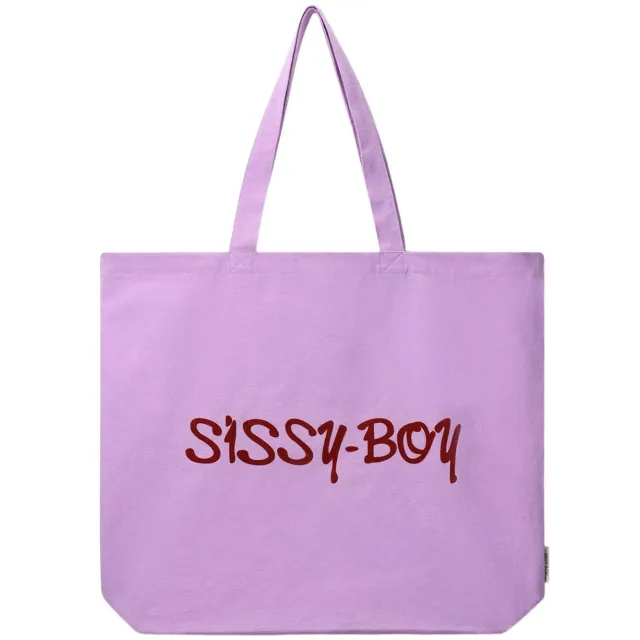 Sissy-Boy paarse canvas shopper