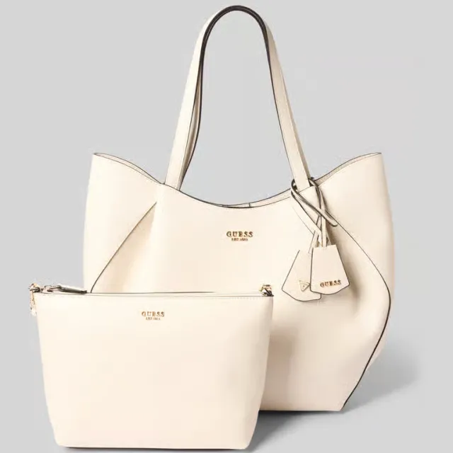Guess Amorette 2-in-1 shopper crème, foto 2