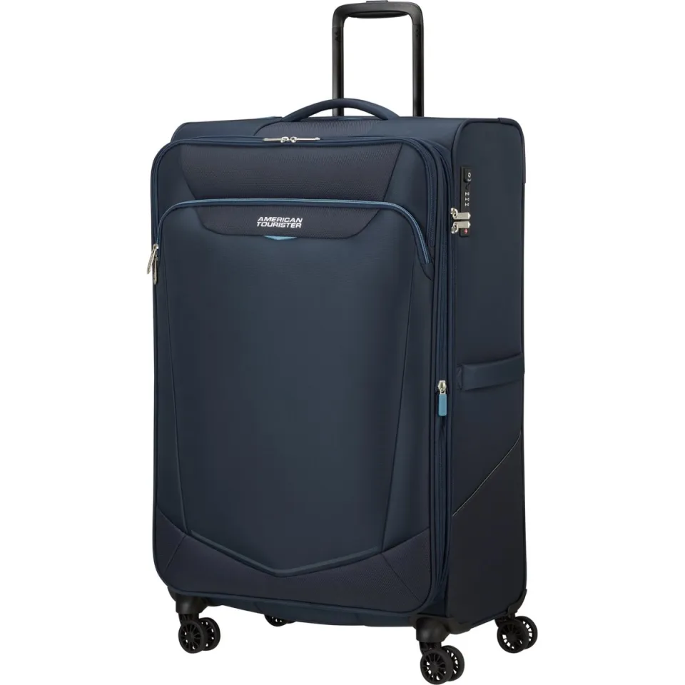 American Tourister Summerride 80 trolley donkerblauw, foto 2