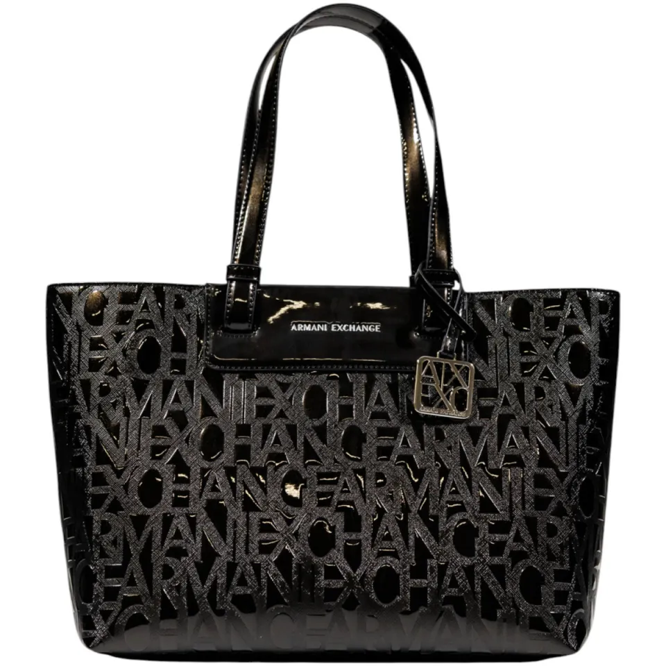 Armani Exchange XW001481 shopper zwart, foto 2