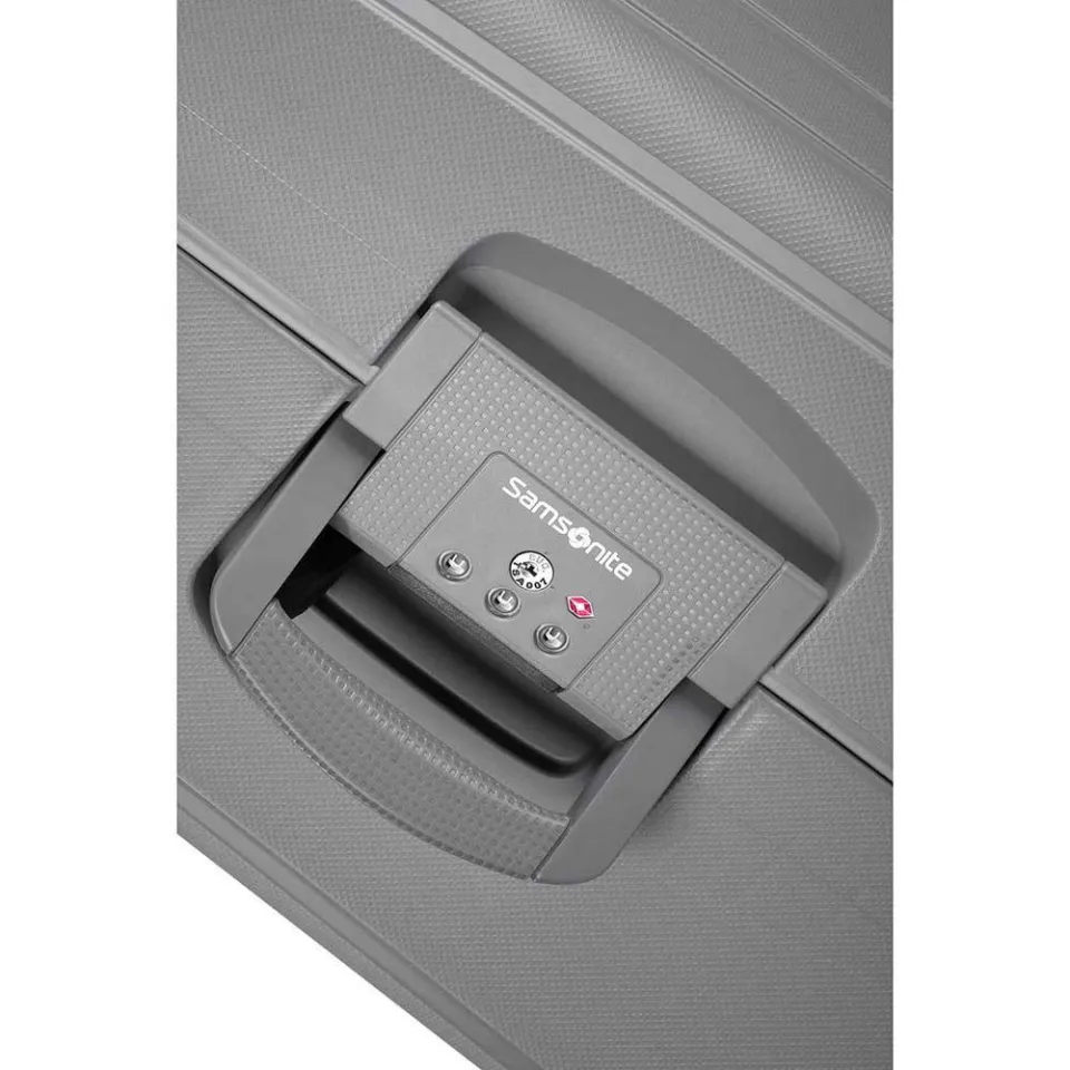 Samsonite S'Cure Spinner 69 koffer zilverkleurig, foto 6