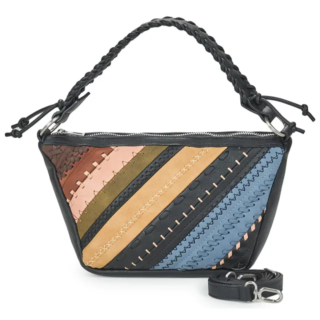 Schoudertas Desigual QUEBEC WHIPSTITCH PATCH MUNICH MINI multicolor