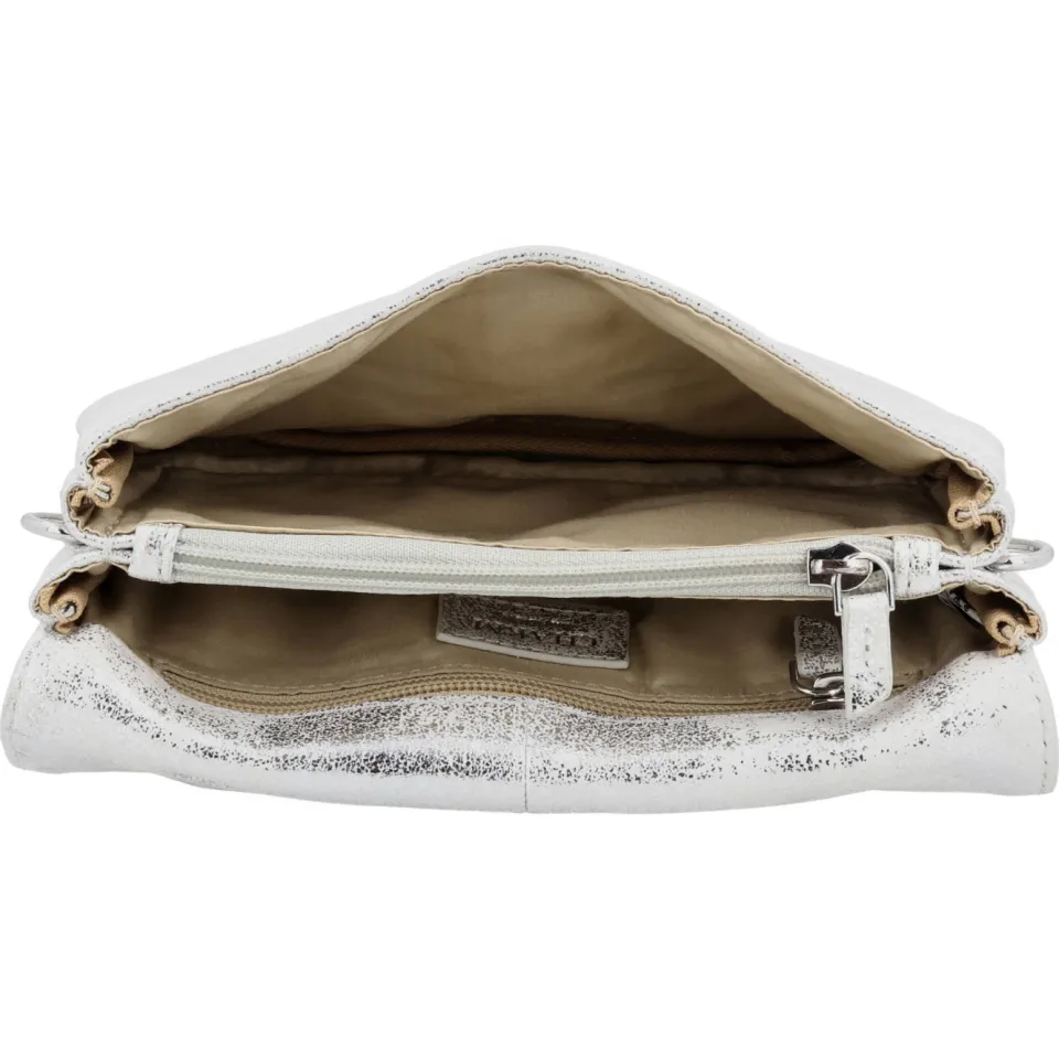 Charm London South Hill crossbody tas zilverkleurig, foto 5