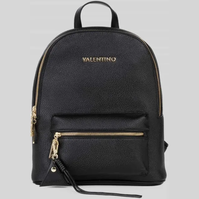 Valentino Bags Rugzak van kunstleer met verstelbare schouderbanden Zwart