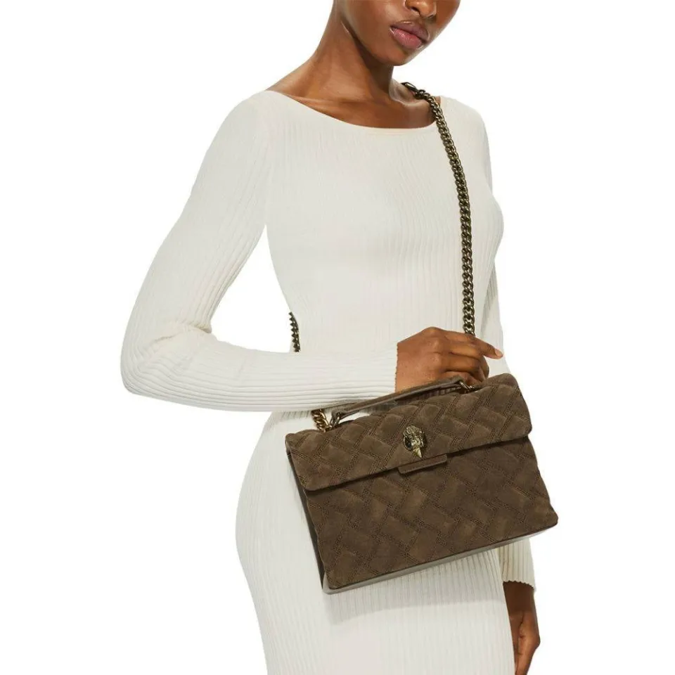 Kurt Geiger Kensington crossbody tas bruin, foto 7