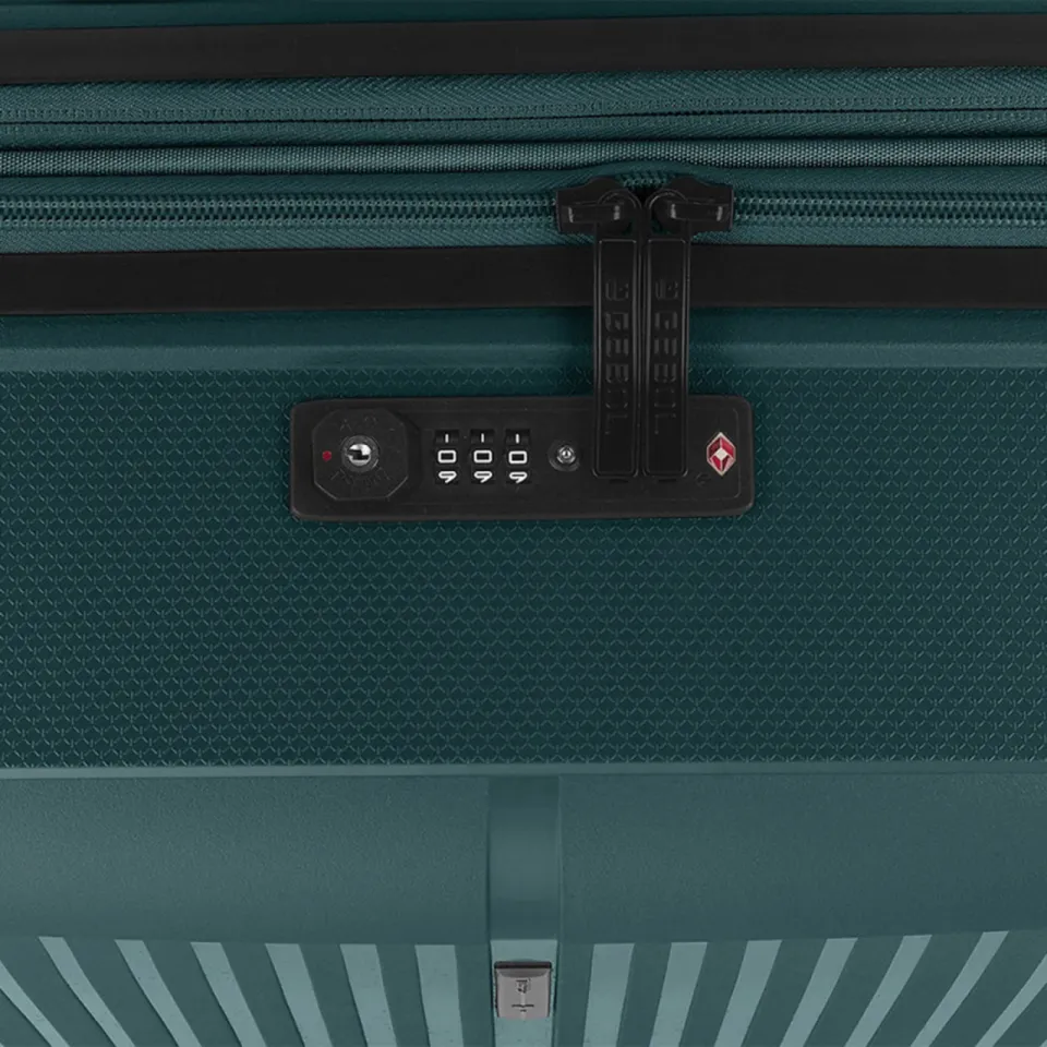Gabol Brooklyn Handbagage Spinner koffer donkergroen groen, foto 6