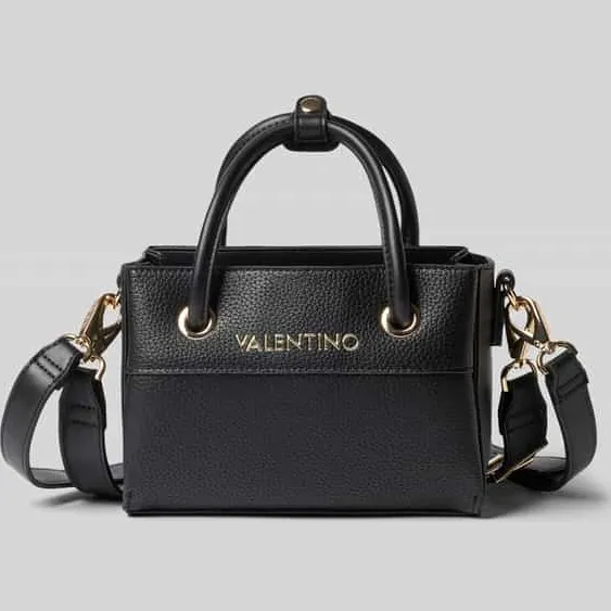 Valentino Schoudertas in leerlook model 'ALEXIA' zwart croco, foto 2